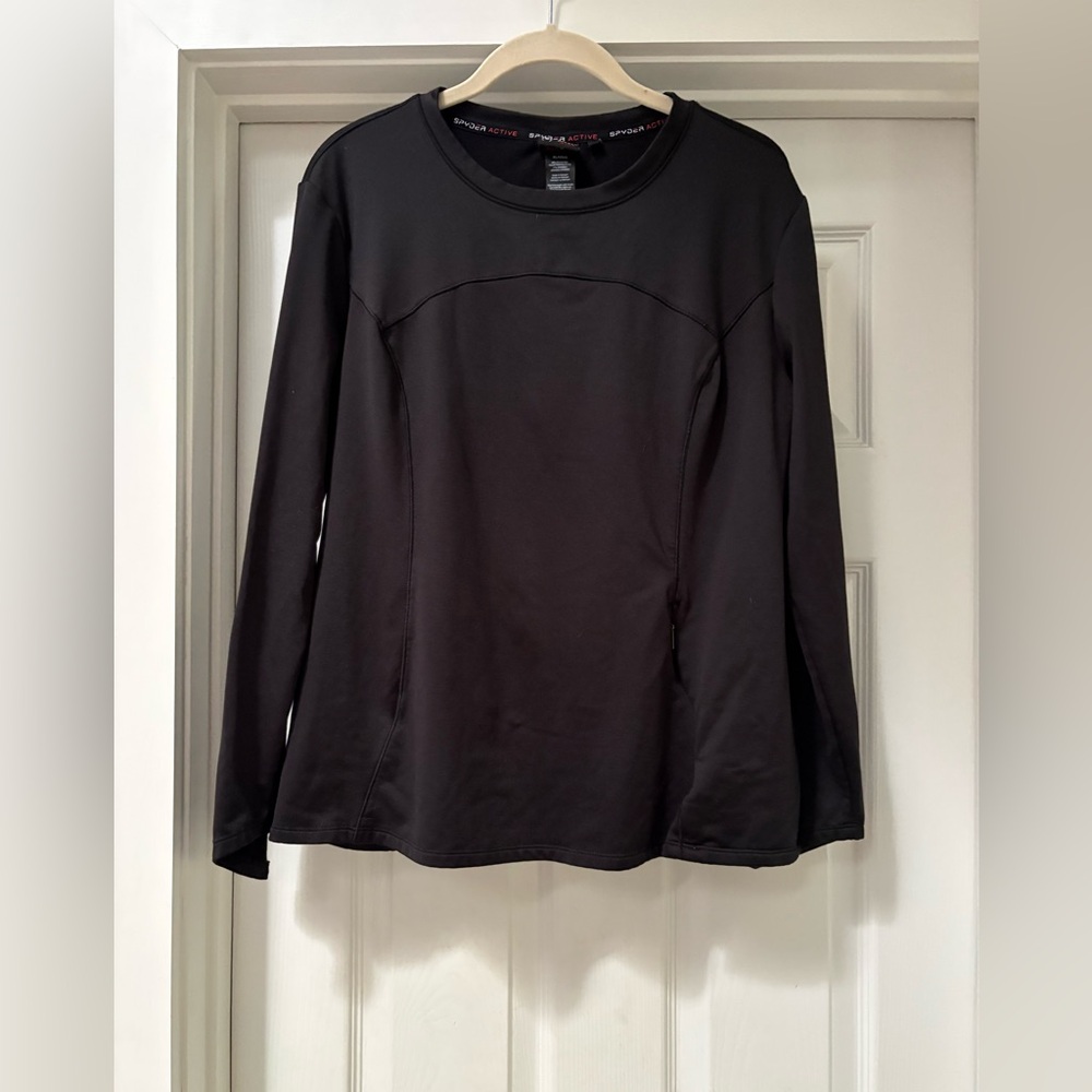 Spyder Women's Black Long Sleeve Performance Top